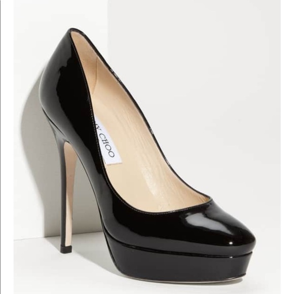 Jimmy Choo Shoes - Jimmy Choo Cosmic Black Patent Size 42